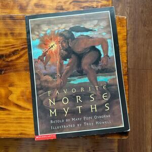 Vintage 2001 Scholastic Favorite Norse Myths Paperback Book